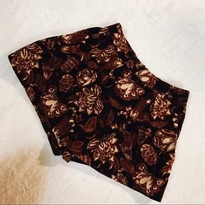 Shorts, it has outside layer like a mini skirt.